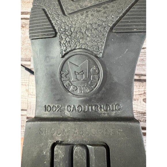 Mephisto Marlon Pebbled Leather Derbys shoes Size 7 color Black made in France - Picture 9 of 11